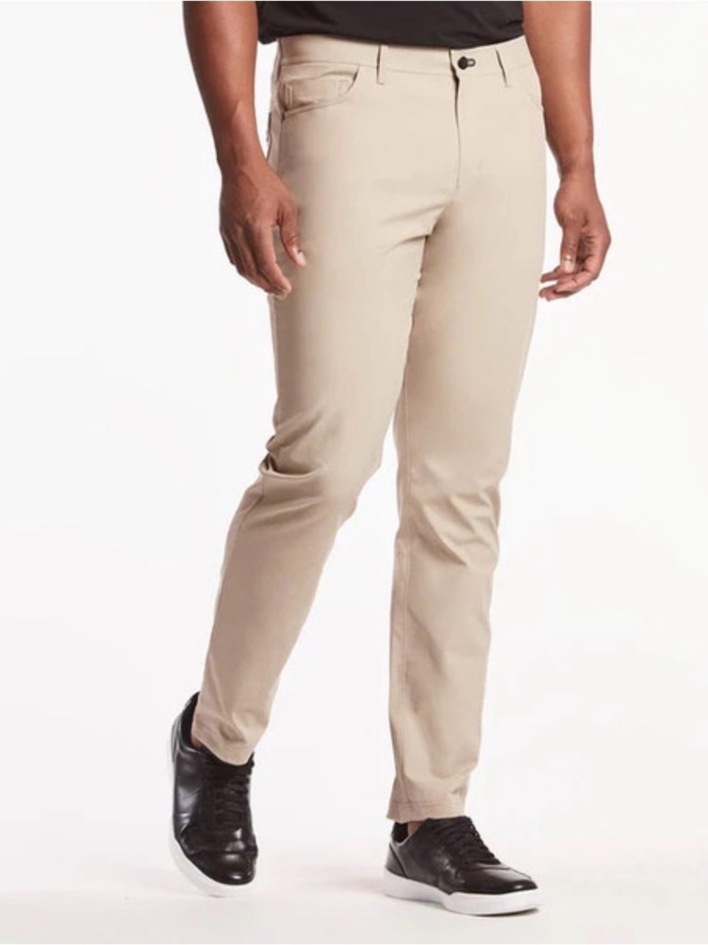 Public Rec Men’s Dealmaker 5-Pocket Performance Tech Pants Sand Beige 36x32 NWOT